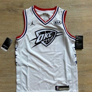 OKC Oklahoma Youth Westbrook NBA Swingman Jersey M 14/16 Nike Dri-Fit BNWT